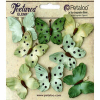 Petaloo - Darjeeling Collection - Butterflies - Teastained Greens