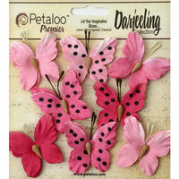Petaloo - Darjeeling Collection - Butterflies - Teastained Pink