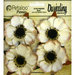 Petaloo - Darjeeling Collection - Floral Embellishments - Anenome - Cream