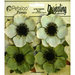 Petaloo - Darjeeling Collection - Floral Embellishments - Anenome - Green