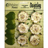 Petaloo - Darjeeling Collection - Floral Embellishments - Garden Rosette - Cream