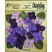 Petaloo - Darjeeling Collection - Floral Embellishments - Hydrangeas - Purple
