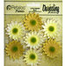 Petaloo - Darjeeling Collection - Floral Embellishments - Mini Daisy - Yellow