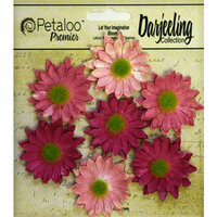 Petaloo - Darjeeling Collection - Floral Embellishments - Mini Daisy - Pink