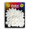 Petaloo - Color Me Crazy Collection - Mulberry Paper Flowers - Assorted Flower Layers - White, CLEARANCE