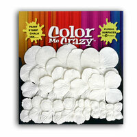 Petaloo - Color Me Crazy Collection - Mulberry Paper Flowers - Hydrangea Petals - White, CLEARANCE