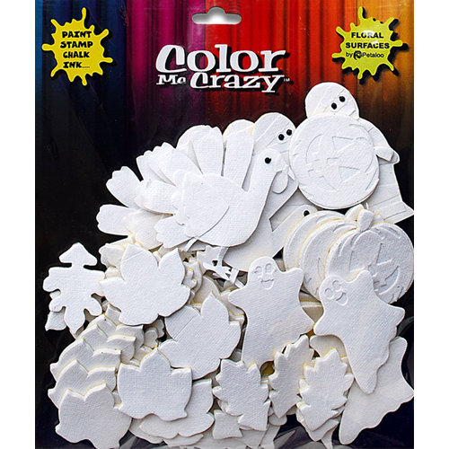 Petaloo - Color Me Crazy Collection - Cotton Paper Shapes - Fall and Halloween