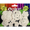 Petaloo - Color Me Crazy Collection - Crocheted Flowers - Natural