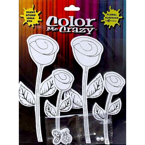 Petaloo - Color Me Crazy Collection - Silhouettes - Tulips