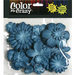 Petaloo - Color Me Crazy Collection - Mulberry Paper Flowers - Deep Blue, CLEARANCE