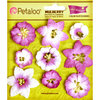 Petaloo - Flora Doodles Collection - Mulberry Flowers - Mini Floral - Pansy Purple