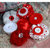 Petaloo - Expressions Collection - Mini Fabric Flowers - Red 1