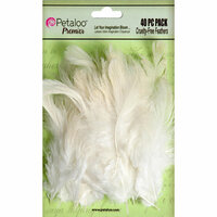 Petaloo - Expressions Collection - Feathers - Cream