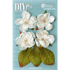 Petaloo - DIY Paintables Collection - Floral Embellishments - Botanica Blooms - White