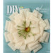 Petaloo - DIY Paintables Collection - Floral Embellishments - Burlap Blossom- Large - Ivory