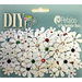 Petaloo - DIY Paintables Collection - Floral Embellishments - Jewel Florettes - Multicolor Centers