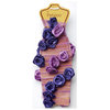 Petaloo - Ribbon Rose Garland - Lavender and Purple - 4 Feet