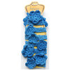 Petaloo - Crocheted Flower Garland - Dark Blue - 2 Feet