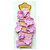 Petaloo - Crocheted Flower Garland - Light Pink - 2 Feet