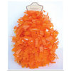 Petaloo - Tissue Paper Garland - Orange - 6 Feet
