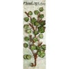 Petaloo - Canterbury Collection - Glittered Grape Leaf Vines