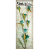 Petaloo - Canterbury Collection - Flowering Vine Spray - Teal