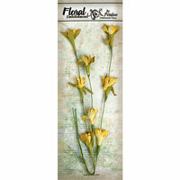 Petaloo - Canterbury Collection - Flowering Vine Spray - Yellow