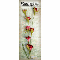 Petaloo - Canterbury Collection - Flowering Vine Spray - Red