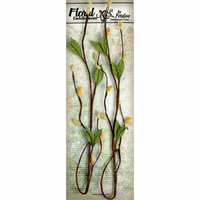 Petaloo - Canterbury Collection - Willow Vine - Yellow