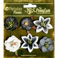 Petaloo - Penny Lane Collection - Floral Embellishments - Small Flower - Silhouette