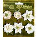 Petaloo - Penny Lane Collection - Floral Embellishments - Small Flower - Vanilla