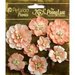 Petaloo - Penny Lane Collection - Floral Embellishments - Mixed Blossoms - Antique Peach