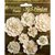 Petaloo - Penny Lane Collection - Floral Embellishments - Mixed Blossoms - Antique Beige