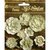 Petaloo - Penny Lane Collection - Floral Embellishments - Mixed Blossoms - Antique Green