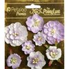Petaloo - Penny Lane Collection - Floral Embellishments - Mixed Blossoms - Soft Lavender
