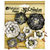 Petaloo - Penny Lane Collection - Floral Embellishments - Mixed Blossoms - Black