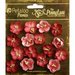 Petaloo - Penny Lane Collection - Floral Embellishments - Forget Me Nots - Antique Red