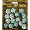 Petaloo - Penny Lane Collection - Floral Embellishments - Forget Me Nots - Robin Egg Blue