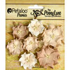 Petaloo - Penny Lane Collection - Floral Embellishments - Mini Wild Roses - Antique Beige