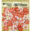 Petaloo - Penny Lane Collection - Floral Embellishments - Mini Daisy Petites - Antique Peach