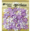 Petaloo - Penny Lane Collection - Floral Embellishments - Mini Daisy Petites - Soft Lavender