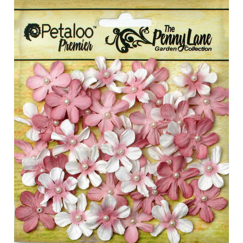 Petaloo - Penny Lane Collection - Floral Embellishments - Mini Daisy Petites - Antique Rose