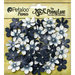 Petaloo - Penny Lane Collection - Floral Embellishments - Mini Daisy Petites - Black