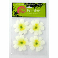 Petaloo - Flower Stickers - Wild Daisy - White, CLEARANCE