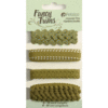 Petaloo - Flora Doodles Collection - Fancy Trims - Green