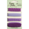 Petaloo - Flora Doodles Collection - Fancy Trims - Purple