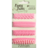 Petaloo - Flora Doodles Collection - Fancy Trims - Pink