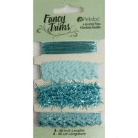 Petaloo - Dazzlers Collection - Fancy Trims - Light Blue