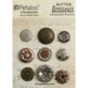 Petaloo - Printed Darjeeling Collection - Vintage Buttons
