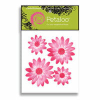 Petaloo - Tutti Fruitti Collection - Flowers - Double Delight Peel and Stick - 4 Flowers - Lavender and Pink, CLEARANCE